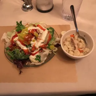 Soup and salad bar
