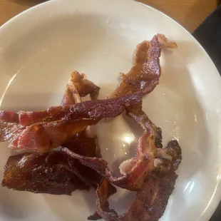 Extra crispy bacon