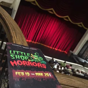 Do not sit here. View of left stage is cutoff. :(