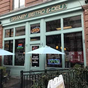 outside of restaurant