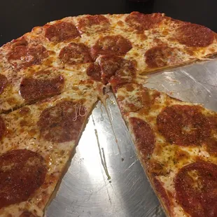 Large amazing pizza!