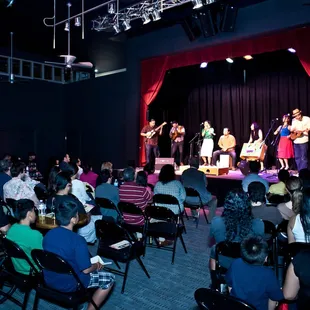 L.A. based band, Las Cafeteras, performs on the new Annex stage.