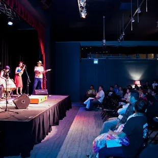 L.A. based band, Las Cafeteras, performs on the new Annex stage.
