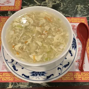 Egg flower soup