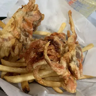 Fried Soft Shell Crab Basket 5/5