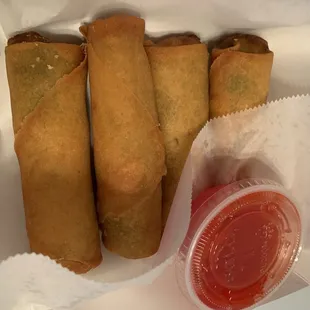 Vegetable Egg Rolls 4 Pcs