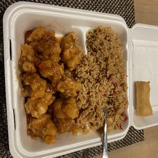 General Chicken Dinner Combination