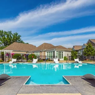 Resort style pool
