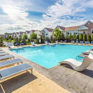 Resort style pool