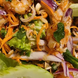 Lemongrass Shrimp Salad