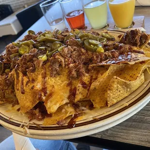 Pork nachos