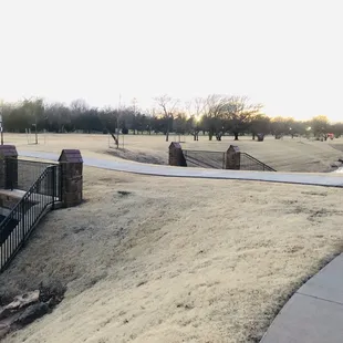 Grand Blvd Park:  Walking Path to north or south sides