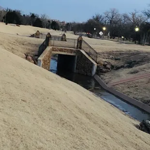 Grand Blvd Park:  Drainage Ditch and Tunnel