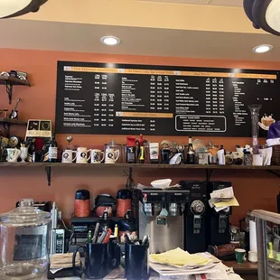 Drink menu
