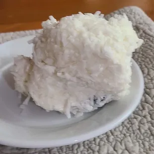 Same snowball coconut chocolate cake squashed a bit from Grand Brew Cafe and Bakery- Pittsburgh, Pa