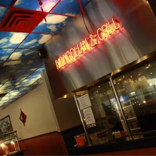 the interior of a restaurant
