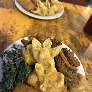 Our lunch plates