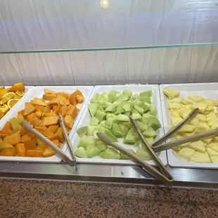 a variety of fruits and vegetables