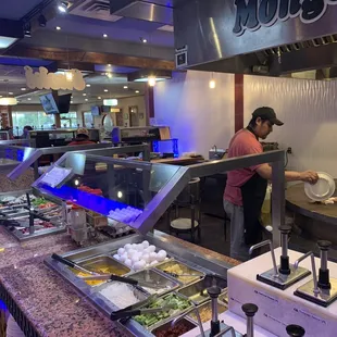sushi and sashimi, interior