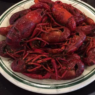 Crawfish were tasty!