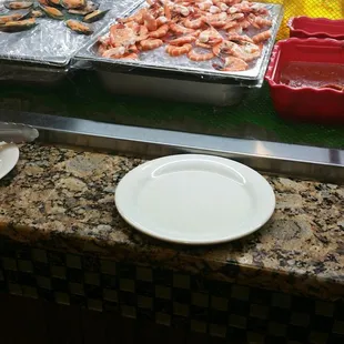 Seafood section