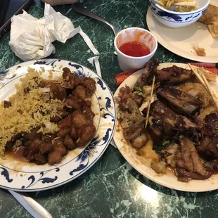 Real bad food - this is all we took and wound up leaving it because it was no flavor, over cooked and very dry.