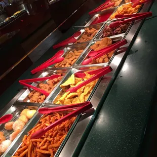 One of the buffet islands. There were maybe 7 total, plus a Mongolian grill and sushi bar.