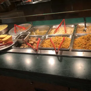 Lo mein, fried rice