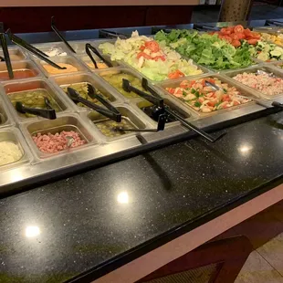interior, salads