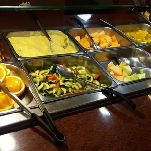 a variety of fruits and vegetables