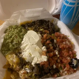 Carne asada fries