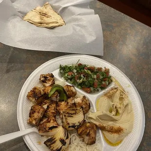 Shish Tawook Plate