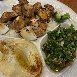 Shish Tawook Plate