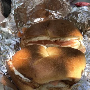 Bagel with Nova Scotia Lox and Cream Cheese