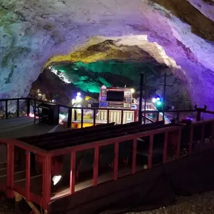 There is a hotel suite 210 feet below ground