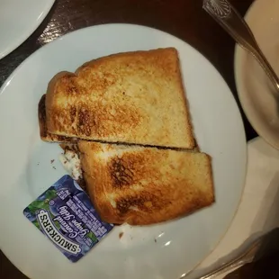 White toast