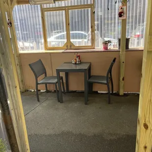 Great day to sit outside and have coffee!