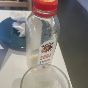 Empty plate after enjoying the meal