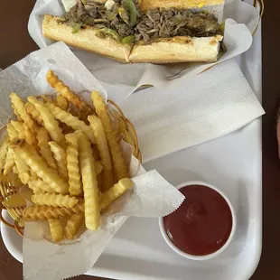 Philly with a side of fries