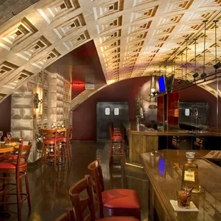 the interior of a restaurant