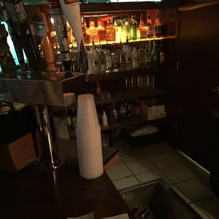 Upstairs bar