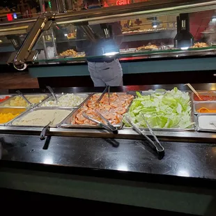 Lots of senior options and salad bar.