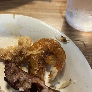 Old gross food literally can not even chew it