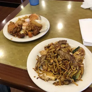 Front plate is a chef prepared plate