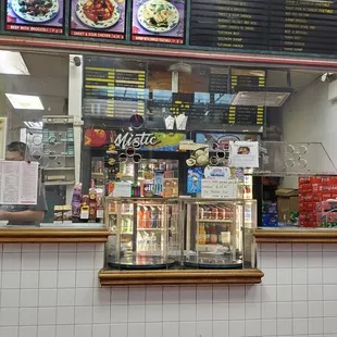 Inside - I think this was the first restaurant I have ever ordered that had bullet proof glass....haha