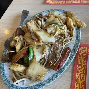 Combination chow fun (dry)