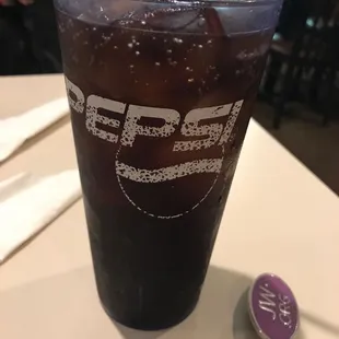 They have PEPSI in Coca Cola country!