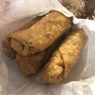 Egg roll with fermented cabbage