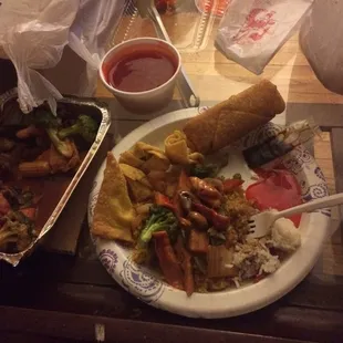Take out.Happy family!!! Take out
