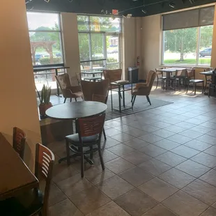 View towards the exit